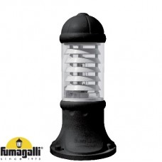 Φωτιστικό Κολωνάκι 50cm με ντουί Ε27 Ρητίνης Μαύρο IP55 Fumagalli Sauro 500